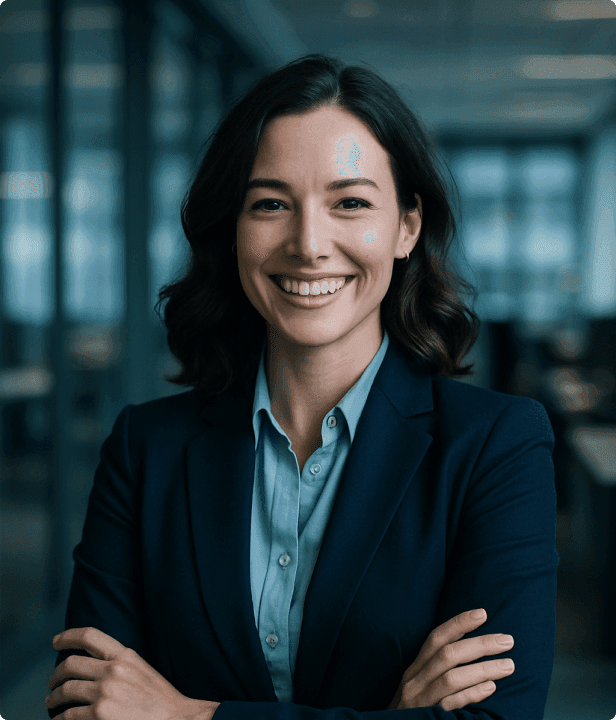 Corporate team collaborating on strategy